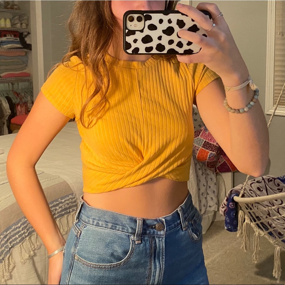 ribbed baby doll top